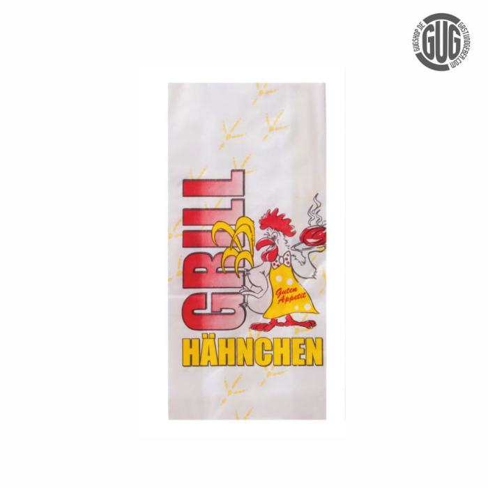 Hähnchenbeutel GOCKEL 1/2  2lg. m. PE-Einlage 500 Stück